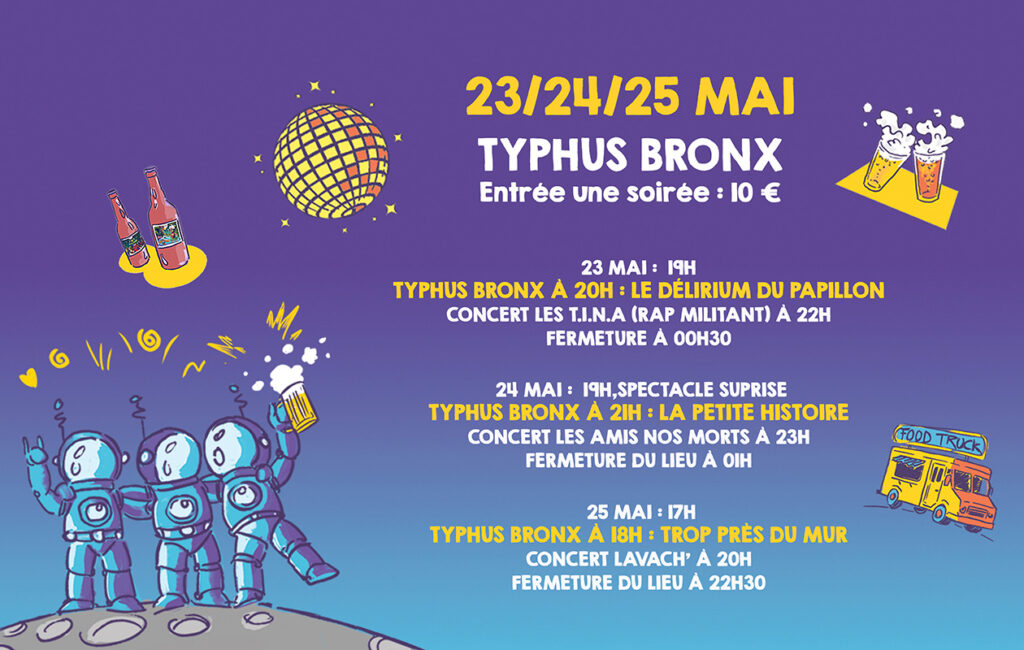 brasserie Pleine Lune fête Typhus Bronx 2025
